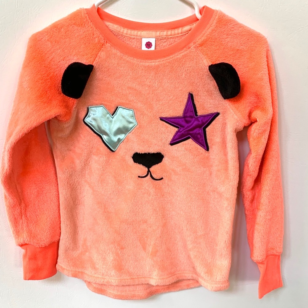 Total Girl Fleece Panda Pajama Set